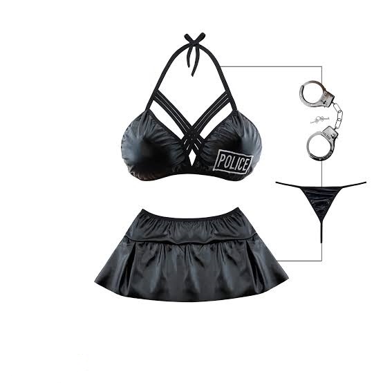 کاستوم زنانه پلیس رنگ مشکی